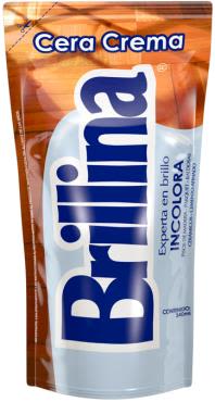 Cera Crema Piso Madera Incolora 340cc - BRILLINA