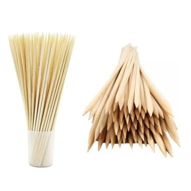 Brocheta 50 unid Gruesa 30 cms