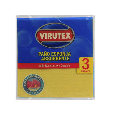 Paño Esponja Absorbente X3 - Clasica