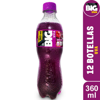 BIG UVA PET NO RETORNABLE 360 ml 24 pack