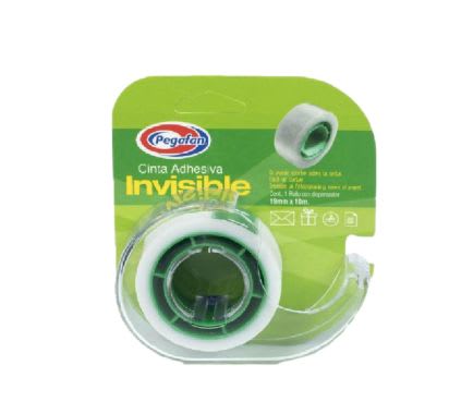 CINTA ADHES. INVISIBLE  3/4X11 YD C/DISP