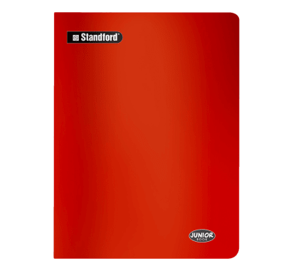 CUAD DELUXE 80HJ T/RENG JUNIOR BOOK ROJO