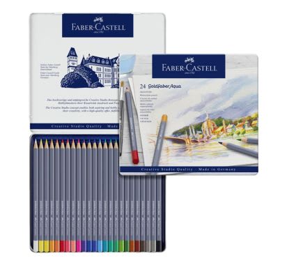 COLORES ACUARELABLES GOLDFABER AQUA X24