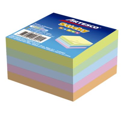 N.AUTOAD 2X2 5 COL PASTEL MINI CUBO 50HJ