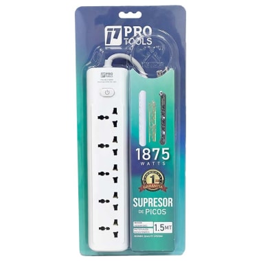 PT CORTA PICO/SUPRESOR 2200W 5TOMAS 1.5MTS