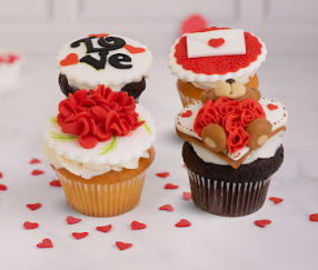 SAN VALENTIN CUPCAKES CARTAS DE AMOR