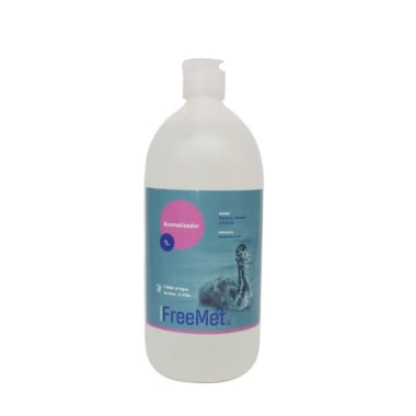 Aromatizador de ambiente y telas durazno, manzana y frutilla 1 lt Marca Freemet