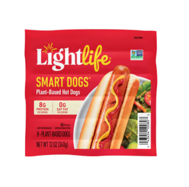 Smart dogs sucedaneo salchicha vegana 340 gramos Marca Lightlife