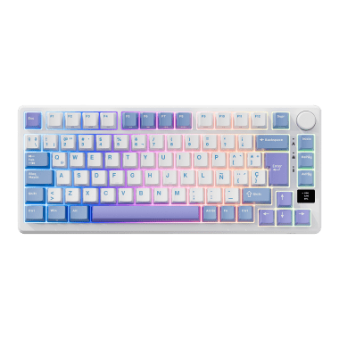 Teclado Royal Kludge RK-M75 Inalambrico TARO MILK - K SILVER SWITCH
