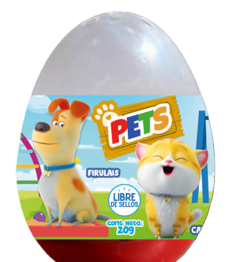 HUEVO PETS SIN SELLOS 20 GR