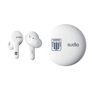 AUDIFONO TWS SUDIO A2 ALIANZA 30H BLANCO CON CANCELACION DE RUIDO