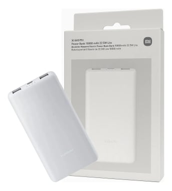 POWER BANK XIAOMI MI 10K CARGA RAPIDA 22.5W LITE