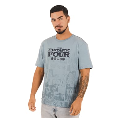 POLO MC LOS 4 FANTASTICOS MARVEL HOMBRE