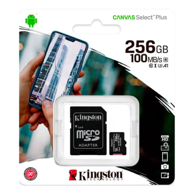 MICRO SD KINGSTON 256GB 100MB+ADP