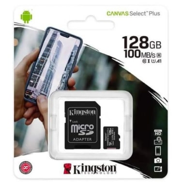 MICRO SD KINGSTON 128GB 100MB + ADP