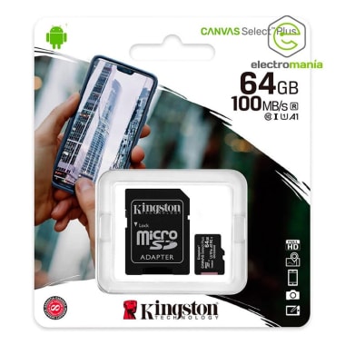 MICRO SD KINGSTON 64GB 100MB