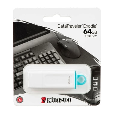 USB KINGSTON 64GB DTX 3.2 BLANCO