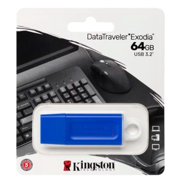 USB KINGSTON 64GB DTX 3.2 AZUL