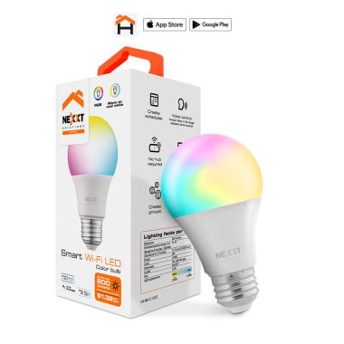 FOCO LED INTELIGENTE 9W NEXXT HOME WI FI RGB COLOR 220V NHB-C120