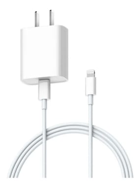 CARGADOR XIAOMI 20W BLANCO AD201 + CABLE (IPHONE)