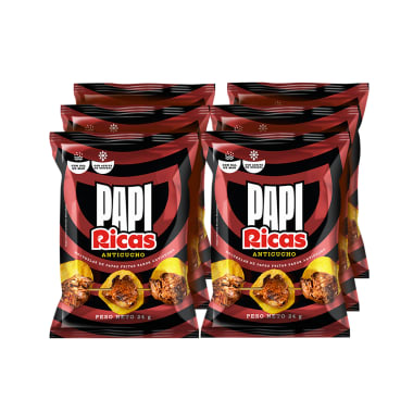Papi Ricas sabor Anticucho de 24 gr