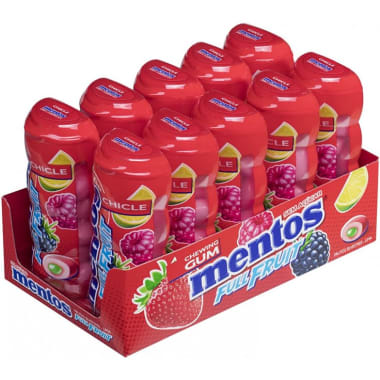 CHICLE PB FRUTAS MENTOS 10 uds 30 g