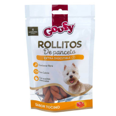 SNACK ROLLITOS DE PANCETA GOOFY (70 G)