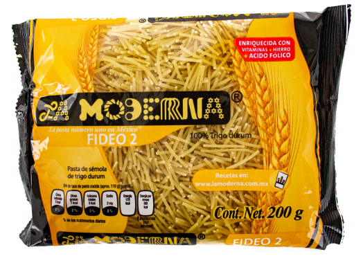Pasta P/Sopa Fideo 2 La Moderna 200 Gr