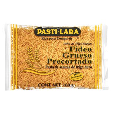 Pasta Para Sopa Pasti-Lara Fideo Grueso 160 Gr