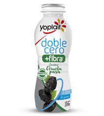 Yoghurt Yoplait Doble Cero+Fibra Ciruela 220Gr