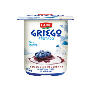 Yogurt griego Laive blueberry vaso 120g