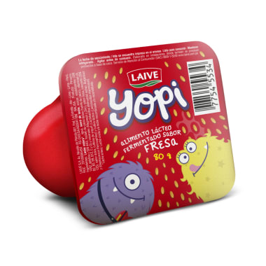 Alimento lácteo fermentado Yopi sabor fresa vaso 80g