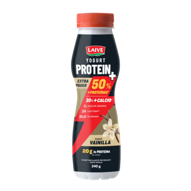 Yogurt Laive protein+ vainilla botella 340g
