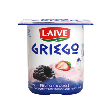 Yogurt griego Laive frutos rojos vaso 115g