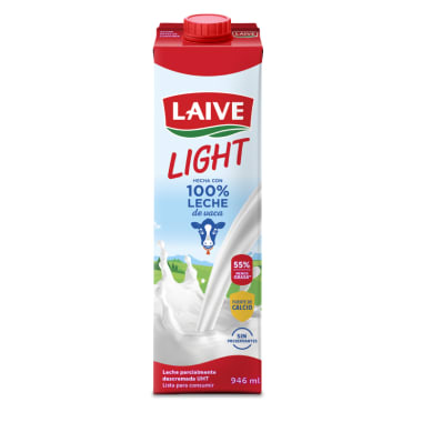 Leche uht Laive light caja 946ml