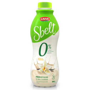 Yogurt probiótico sbelt vainilla botella 946g