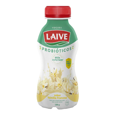 Yogurt probiótico Laive sabor vainilla francesa botella 180g