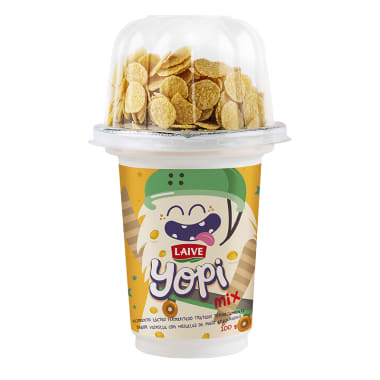Yopi mix vainilla c/hojuela vaso 100g