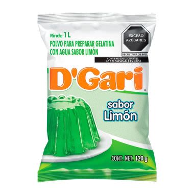 Gelatina Dgari Limon 120 Gr