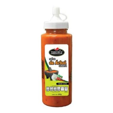 Salsa Zaaschila chile de arbol casera 265 g