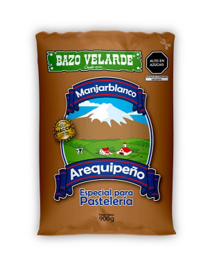 Manjar arequipeño Bazo Velarde bolsa 900g