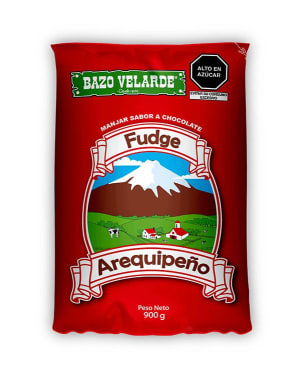 Fudge arequipeño Bazo Velarde bolsa 900g