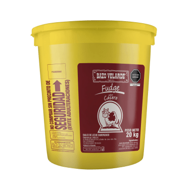 Fudge sabor casero Bazo Velarde balde 20kg