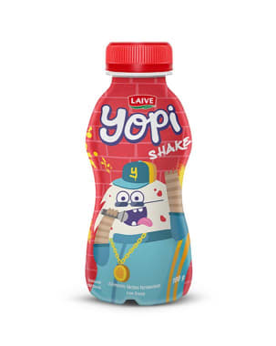 Alimento lácteo fermentado Yopi shake fresa botella 180g