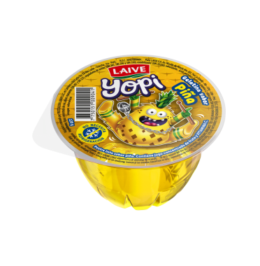 Gelatina sabor piña Laive Yopi 120g