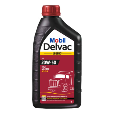 Mobil Delvac Legend ™ 20W-50 High Mileage