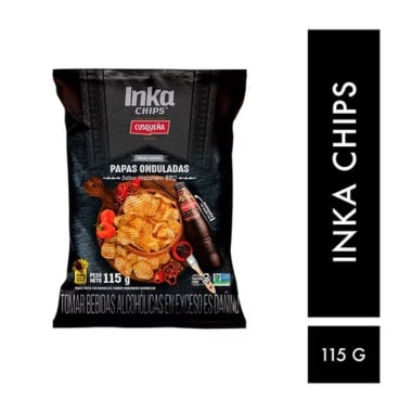 Inka Chips Papa Frita Ondulada Habanero BBQ (115g)