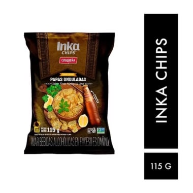Inka Chips Papa Frita Ondulada Finas Hierbas (115g)