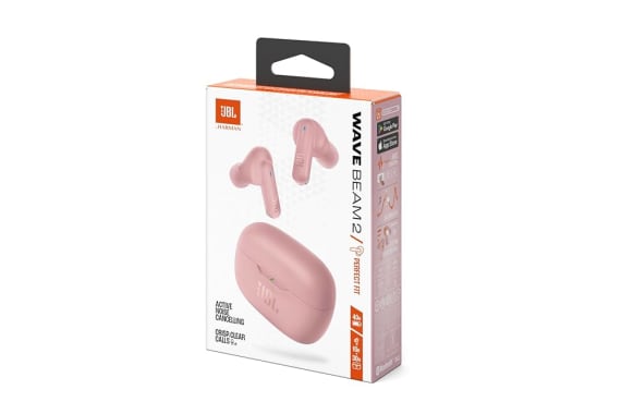 AUDIFONO TWS JBL WAVE BEAM 2 ROSADO