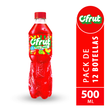 CIFRUT SANDIA, PIÑA Y FRESA 500 ML